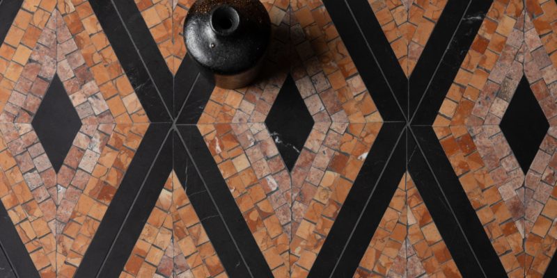 Musea Diamond Rosa Mundi Rosso Verona Tulip Black H Install copy
